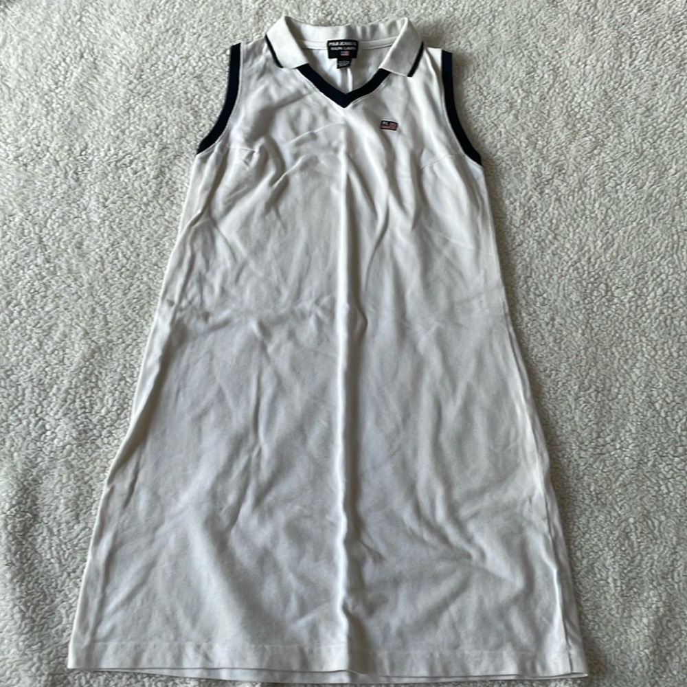 Vintage Polo Jeans Co Ralph Lauren cotton pique polo dress